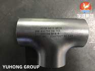 ASTM A815 WP-S S32750 Phụng cắm ống thép kép giảm khí dầu Tee