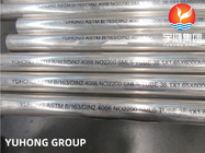 ASTM B163 UNS N02200 ống liền mạch thép hợp kim niken cho máy trao đổi nhiệt