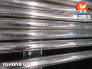 ASTM B163 UNS N02200 ống liền mạch thép hợp kim niken cho máy trao đổi nhiệt