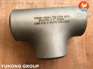 ASTM A815 WP32760-S Super Duplex Steel Equal Tee Butt Weld Fittings cho khử muối