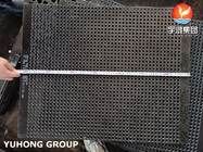 Thép carbon hình vuông bán vòng tròn ống phao cho bộ trao đổi nhiệt EN 10025-2 S235JR