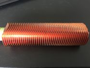 Cuni 90/10 Shape Loại trao đổi nhiệt ống Fin OD25.4 X 1.5WT L vây đồng Tubing