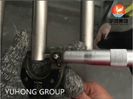 ASME SB338 GR.7 Ống liền mạch hợp kim titan cho bình ngưng và bộ trao đổi nhiệt