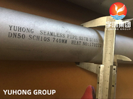 ASTM B165 UNS N04400 MONEL 400 ống không may hợp kim đồng niken đồng cho chế biến khí