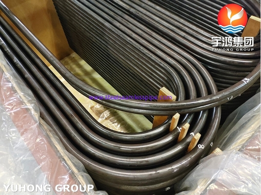 ASTM A213 T9 Thép hợp kim Ống trao đổi nhiệt ống U uốn cong liền mạch