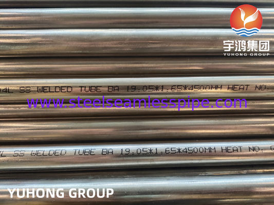 ASTM A249 / ASME SA249 TP304 TP304L TP316L Ống hàn thép không gỉ