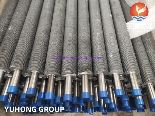 ASME SA249 TP304 Bụi vây ép thép không gỉ cho máy thay đổi nhiệt máy làm mát không khí