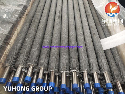 ASME SA249 TP304 Bụi vây ép thép không gỉ cho máy thay đổi nhiệt máy làm mát không khí