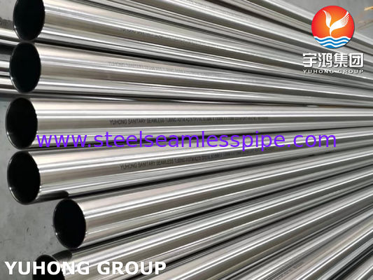 Thép không gỉ ống vệ sinh liền mạch ASTM A270 TP316L 320 Grit đánh bóng bên ngoài