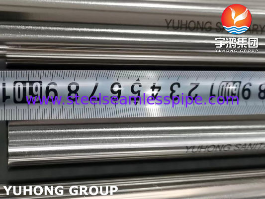 Thép không gỉ ống vệ sinh liền mạch ASTM A270 TP316L 320 Grit đánh bóng bên ngoài