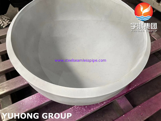 ASME SA403 WP304-S Cap thép không gỉ Kích thước lớn 40 inch Butt Weld Pipe Fitting PT
