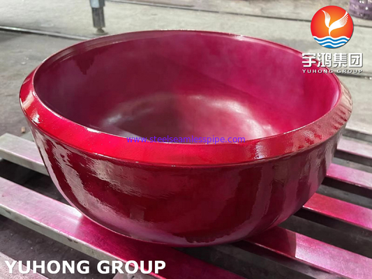 ASME SA403 WP304-S Cap thép không gỉ Kích thước lớn 40 inch Butt Weld Pipe Fitting PT