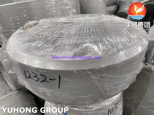 ASME SA403 WP304-S Cap thép không gỉ Kích thước lớn 40 inch Butt Weld Pipe Fitting PT
