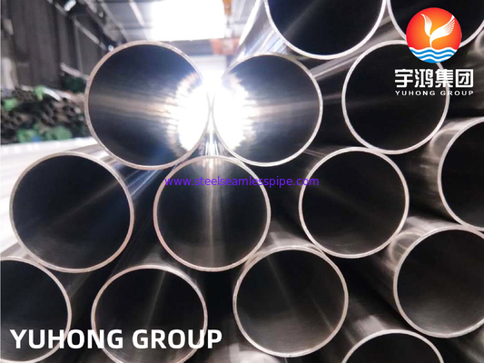 ASTM A270 TP304 ống hàn thép không gỉ, xử lý sưởi sáng được sử dụng trong các ứng dụng vệ sinh