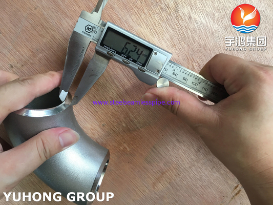 ASTM B366 WP904L khuỷu tay 90 độ thép không gỉ Buttweld Fitting ASME B16.9