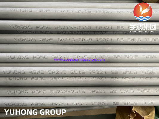 ASME SA213 TP321 1.4541 ống trao đổi nhiệt không gỉ
