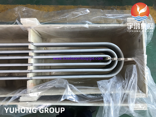 ASME SA213 TP304/304L ống u cong liền mạch thép không gỉ cho máy trao đổi nhiệt