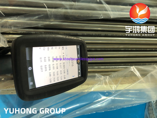 ASTM A213/A269 TP316/316L 1.4401/1.4404 Bụi lò sưởi sáng thép không gỉ