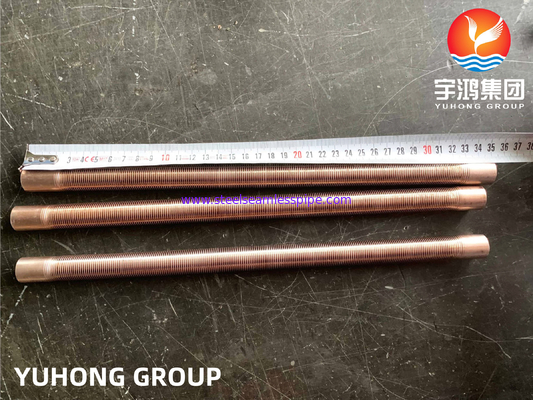 B111 C70600 CU/NI 90/10 LOW FIN TUBE CUPER NICKEL ALLOY Không khí mát