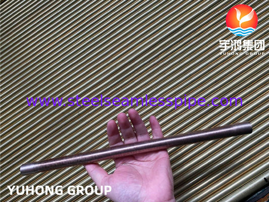 Bơm đồng hợp kim - Loại vây thấp, B111 C70600 O61 cu70/ni30 Đồng hợp kim cho máy làm mát không khí