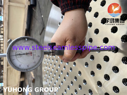 Tấm ống bằng thép không gỉ ASTM A182 F316L cho bộ trao đổi nhiệt vỏ và ống
