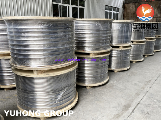 Bụi cuộn thép không gỉ sơn, ASTM A213 / A269 SS304 / SS316L
