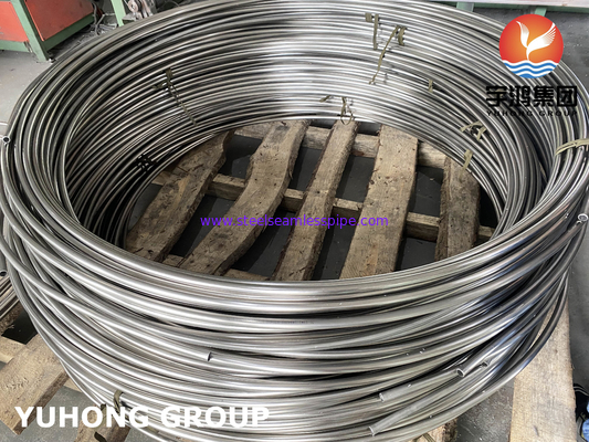 Bụi cuộn thép không gỉ sơn, ASTM A213 / A269 SS304 / SS316L
