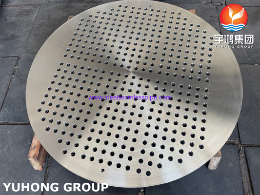 ASTM A182 F316 Bảng ống kính lớn thép không gỉ đúc cho các thành phần trao đổi nhiệt