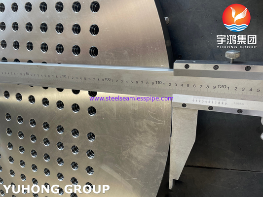 ASTM A182 F316 Bảng ống kính lớn thép không gỉ đúc cho các thành phần trao đổi nhiệt