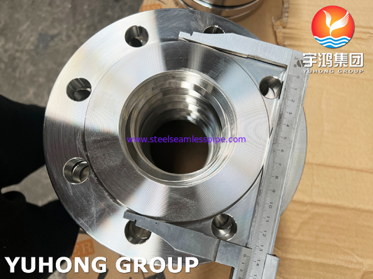 BS4504 (EN 1092-1) F316L Vòng vít thép không gỉ, BSPP Thread PN16 loại rèn
