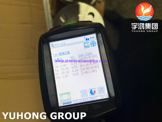 BS4504 (EN 1092-1) F316L Vòng vít thép không gỉ, BSPP Thread PN16 loại rèn