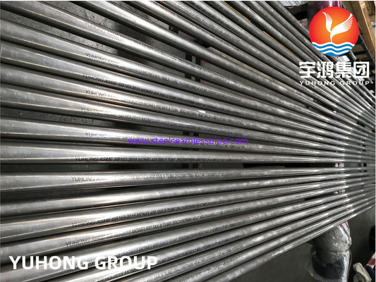 ASME SB163 UNS N04400 / Monel 400 ống hợp kim niken liền mạch cho máy trao đổi nhiệt