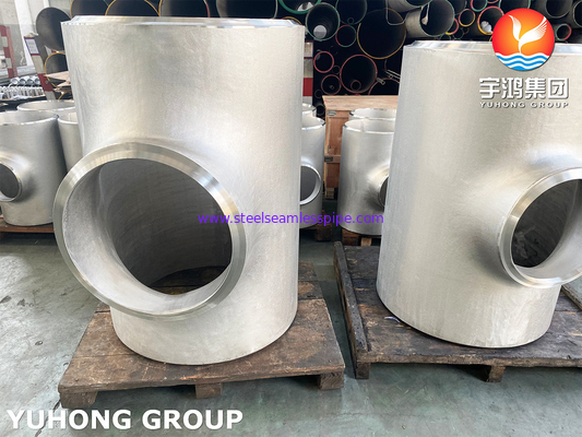 SS316L Butt Weld Fitting, A403 WP316L Equal Tee (không may / hàn), Tiêu chuẩn B16.9