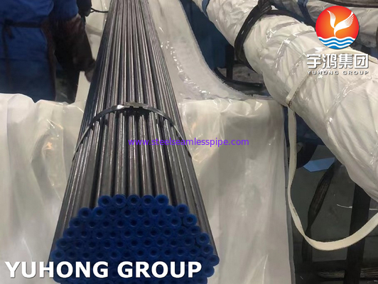 Bộ trao đổi nhiệt ống lò hơi bằng thép carbon Ống liền mạch DIN2391 ST37.4 NBK