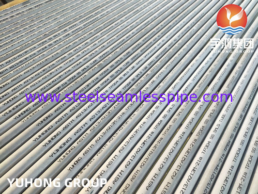 ASTM A213 TP304 Bụi không may thép không may trộn và lò sưởi cho máy trao đổi nhiệt và nồi hơi