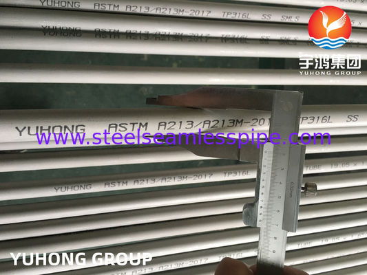Ống thép không gỉ liền mạch kéo nguội ASTM A213 TP316L dùng cho bộ trao đổi nhiệt và ứng dụng nồi hơi