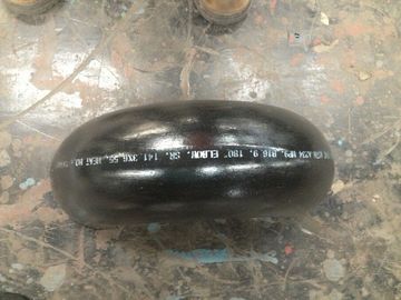 Carbon thép buttweld phụ kiện dài bán kính 180 Return uốn, Đen Tranh