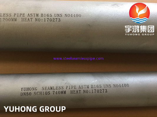 ASTM B165 Monel 400 N04400 ống hợp kim niken liền mạch cho nước biển