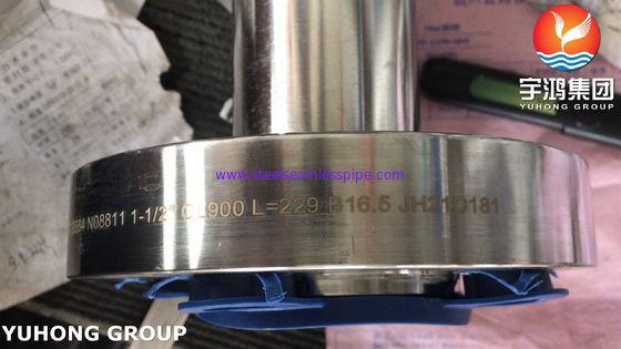 Mặt bích hàn dài bằng thép Incoloy Astm B564 N08811 CL900