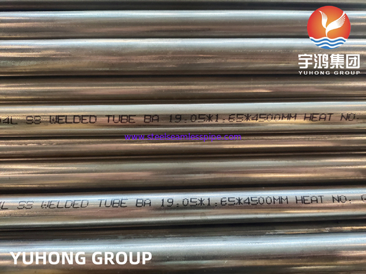 ASME SA249 TP304 304L SUS304 1.4301 Bụi hàn cho nồng nhiệt nồi hơi