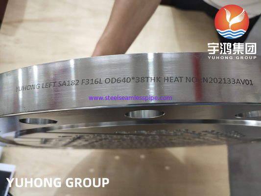 ASTM A182 F316L 1.4404 Kháng ăn mòn Bảng ống thay thế nhiệt