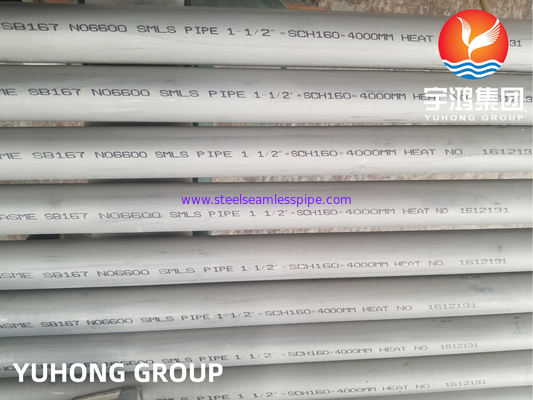 ASTM B167 Inconel 600 N06600 Nickel hợp kim ống và ống liền mạch