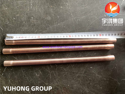 ASTM B111 C70600 Cu-Ni 90/10 ống vây thấp cho hệ thống sưởi ấm bằng tụ