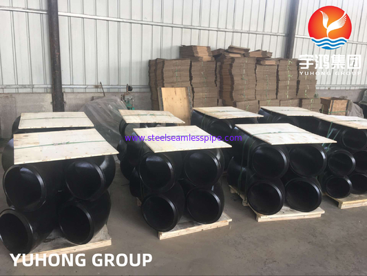 ASTM A234 WPB LR 45,90 ĐỘ ELBOW FITTING BW B16.9, SƠN ĐEN