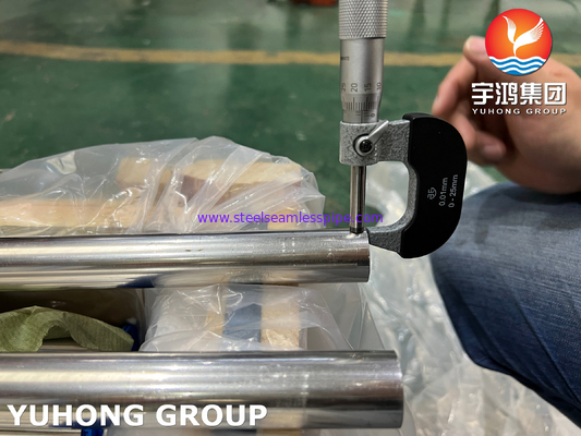 ASME SB111 UNS C71500 ống đồng niken, nước biển CuNi 70/30 ống liền mạch