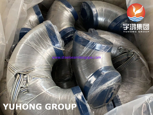 A403 WP321H khuỷu tay 90/180 độ, thép không gỉ Butt hàn gắn B16.9