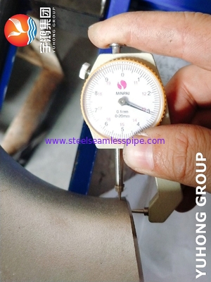 ASTM A815 S31803-S Khuỷu tay lắp thép song công B16.9 cho đường ống PT có sẵn