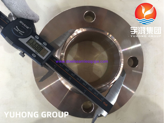 ASTM B151 C70600 2.0872 Đồng hợp kim Cu-Ni rèn ván dây chuyền hàn RF B16.5