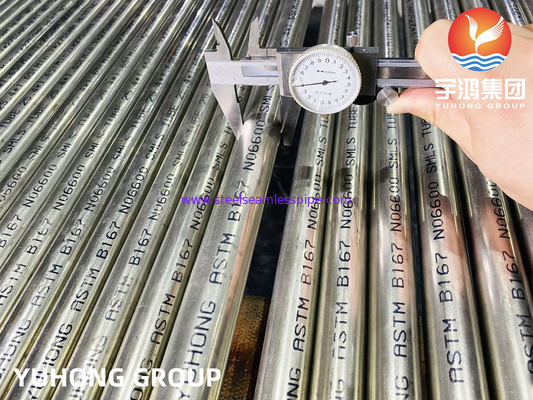 lò phản ứng hạt nhân ống sử dụng ASTM B167 Inconel 600 / UNS N06600 Loại liền mạch