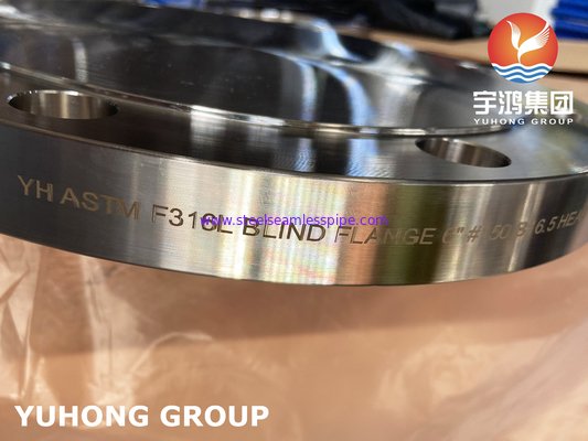 A182 F316L Vòng lót mù thép không gỉ, được sử dụng trong hệ thống đường ống áp suất, B16.5 / AS2129 Bảng D